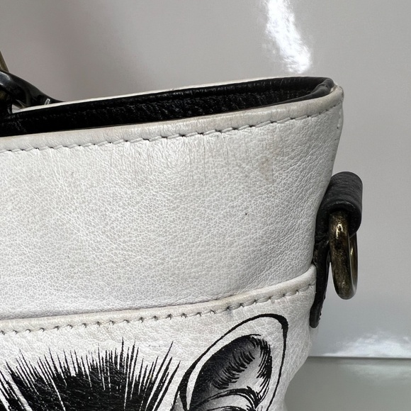 Anuschka Purse Genuine Leather Hand Painted Zebra Purse Bag Crossbody - Picture 15 of 16